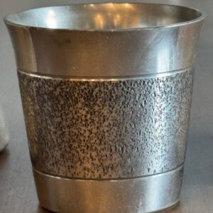 Swedish designed metal shot glasses (pair)