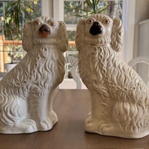 Older Staffordshire style dogs (pair)